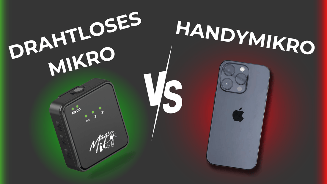 Drahtloses Mikrofon vs. integriertes Smartphone-Mikrofon: Lohnt sich das Upgrade? - MagicMic