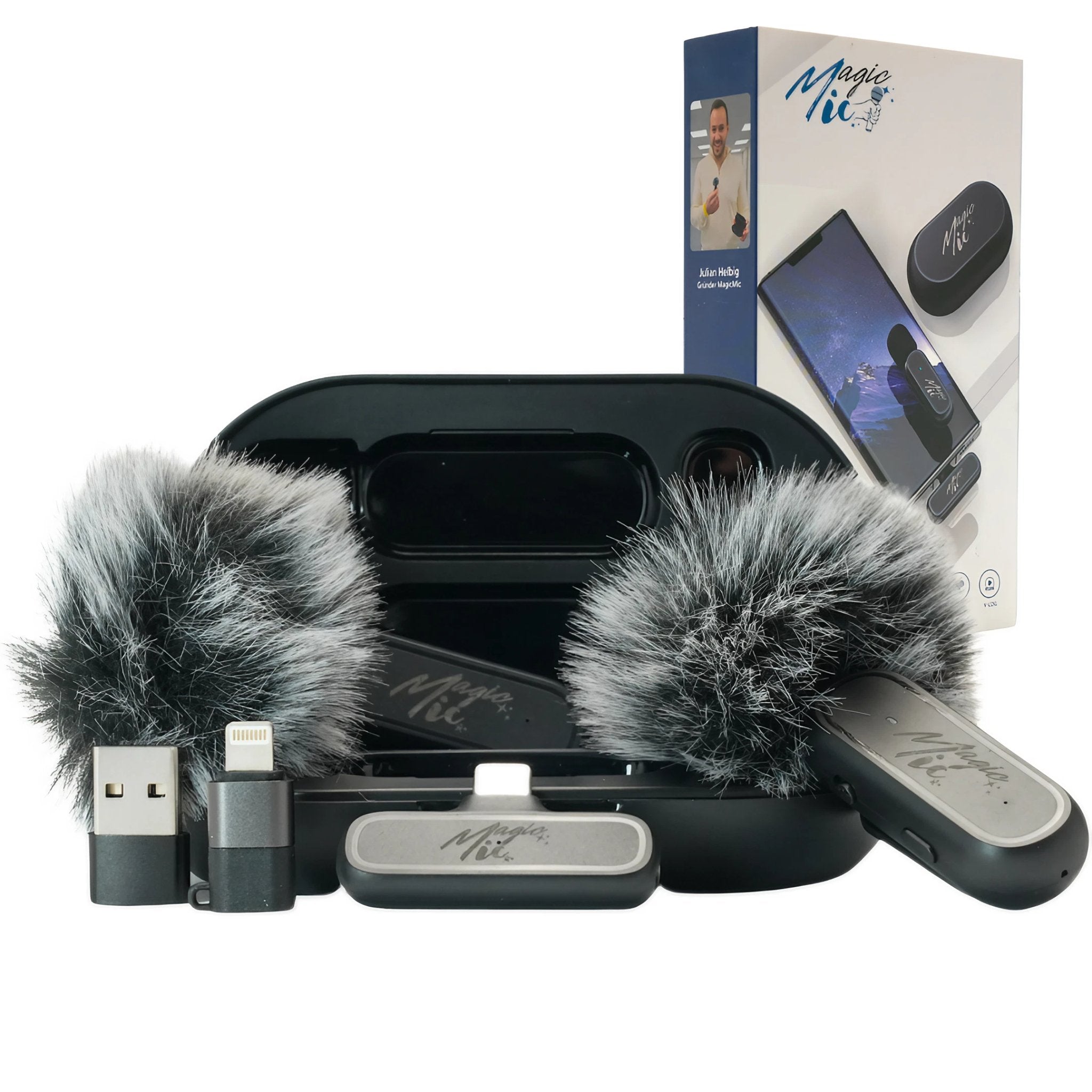MagicMic 2-in-1 Microphone 2nd Generation – Wireless for Videos & Podcasts