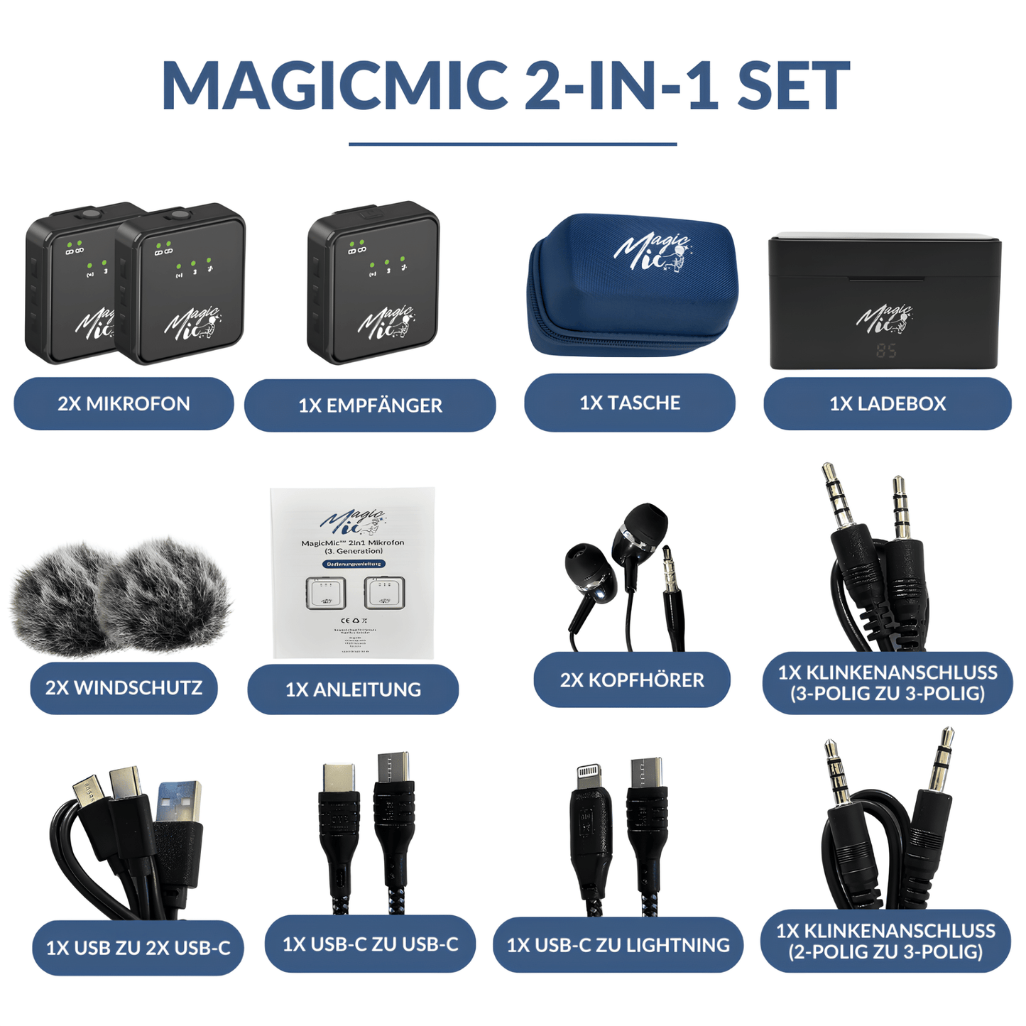 MagicMic™ 2in1 Mikrofon (3rd Generation) - MagicMic